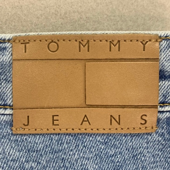 Tommy Hilfiger Jeans Womens 31 Charlie Mid-Loose Wide Leg Light Wash Stretch - Picture 7 of 16